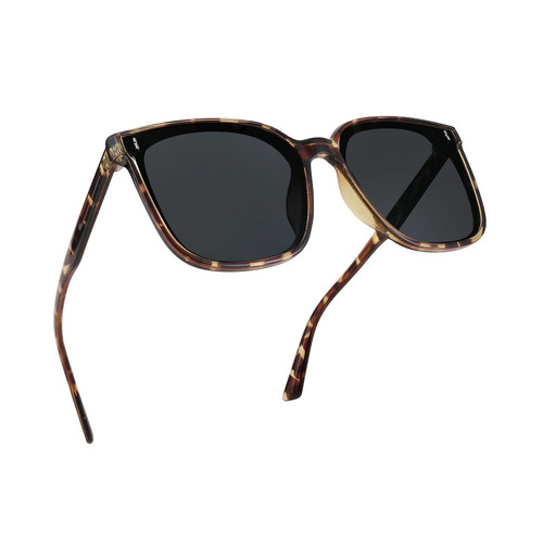 FEISEDY Women Oversized Vintage Polarized Sunglasses Square Cute Trendy Classic Simple Men B2758