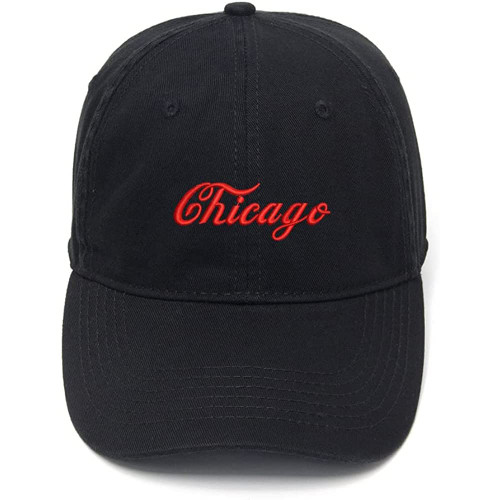 Lyprerazy Men's Baseball Cap Chicago City - IL Embroidery Hat Cotton Embroidered Casual Baseball Caps (Black,7) Lyprerazy Men's Baseball Cap Chicago City - IL Embroidery Hat Cotton Embroidered Casual Baseball Caps (Black,7)