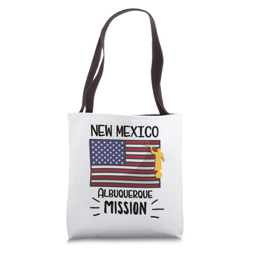 New Mexico Albuquerque Mormon LDS Mission Missionary Gift Tote Bag