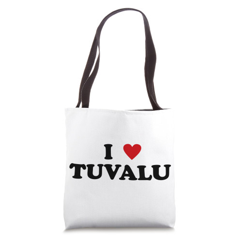 Country Heart Pride - Funny I Love Tuvalu Tote Bag