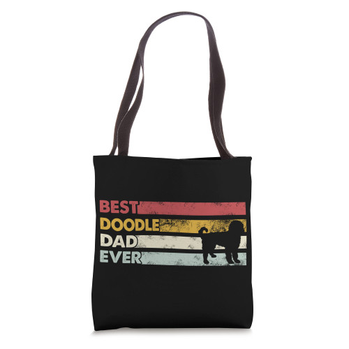 Best Dog Dad Ever - Father Goldendoodle Doodle Tote Bag
