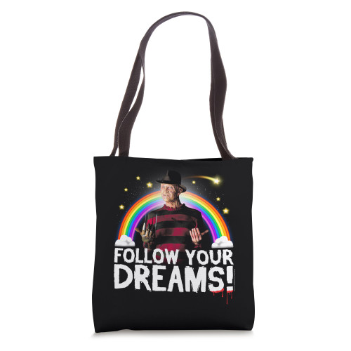 A Nightmare on Elm Street Freddy Follow Dreams Tote Bag