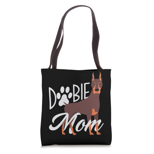 Dobie Mom Doberman Pinscher Mother Tote Bag Dobie Mom Doberman Pinscher Mother Tote Bag