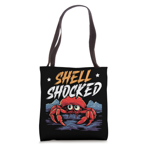 Hermit Crab Lover Crustacean Seafood Sea Shell Sea Creature Tote Bag