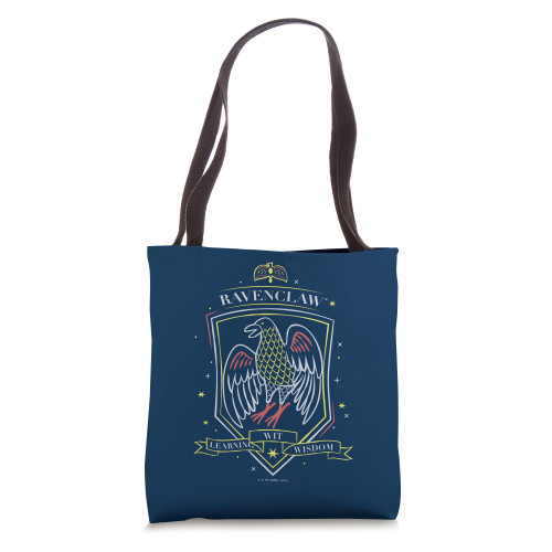 Harry Potter Hand Drawn Ravenclaw Shield Tote Bag