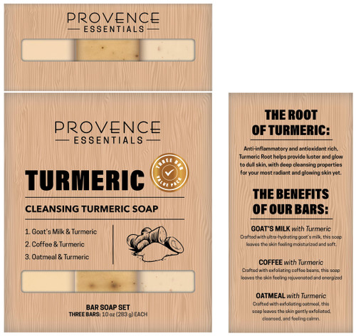 PROVENCE ESSENTIALS Trio Soap Sets (Turmeric)