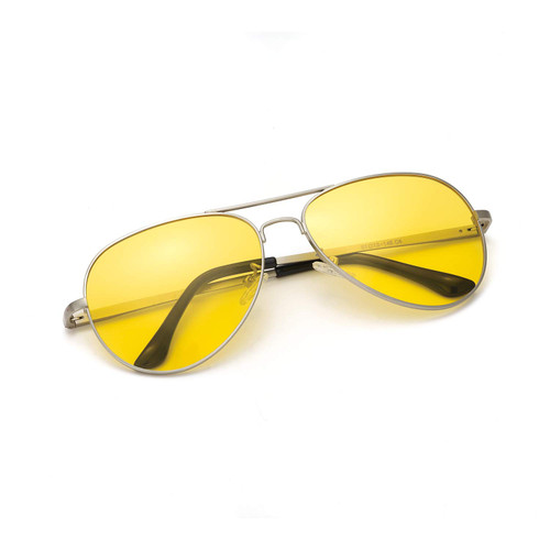SODQW Aviator Night Vision Driving Anti-Glare Glasses, Polarized Yellow Night Guide Rainy Safe Glasses (Silver Frame/Yellow Night Driving Glasses) SODQW Aviator Night Vision Driving Anti-Glare Glasses, Polarized Yellow Night Guide Rainy Safe Glasses (Silver Frame/Yellow Night Driving Glasses)