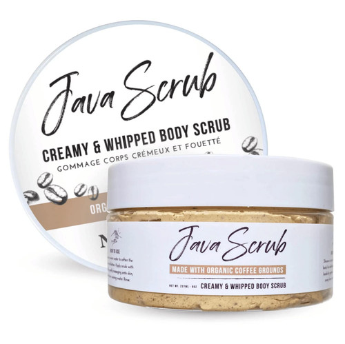 Naturally Vain Java Scrub Whipped Body Scrub, Body Wash, Body Scrub, Coffee Scrub, Exfoliant, Soft Skin, Moisturizing, Body Skin Care