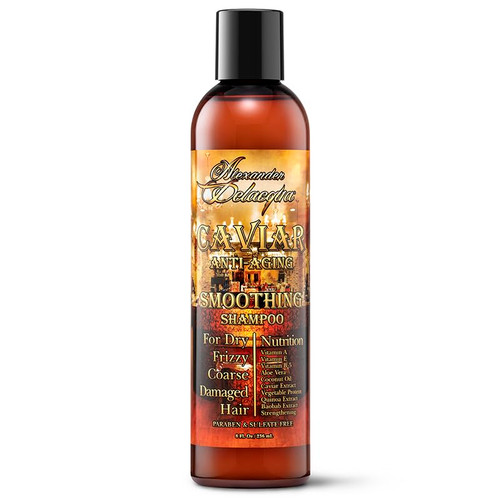 Alexander Delacqua Magnificent Shampoo | For Thick, Oily Hair | Moisturizes and protects | Anti-Aging | Color Safe | Sulfate and Paraben-free | Organic Caviar | 8 oz. (HYDRA-PROTEIN)