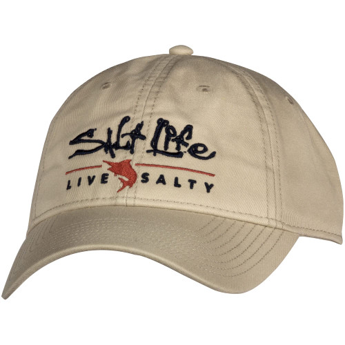 Salt Life Signature Marlin Hat, Light Khaki, OSFM