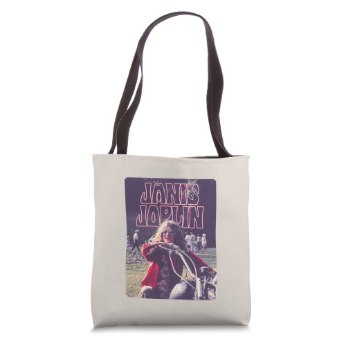 Janis Joplin Moto John Byrne Cooke Greatest Hits Photo Tote Bag