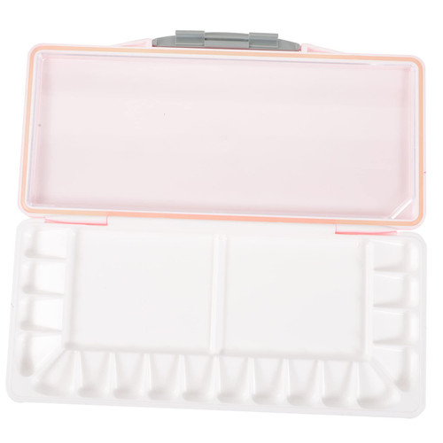 SEWACC Box Watercolor Palette Water Color Pallet Watercolor Tray Palette Watercolor Paint Palette Case Art Palette Paint Tray Watercolor Case for Artist Student Painting Fold Plastic