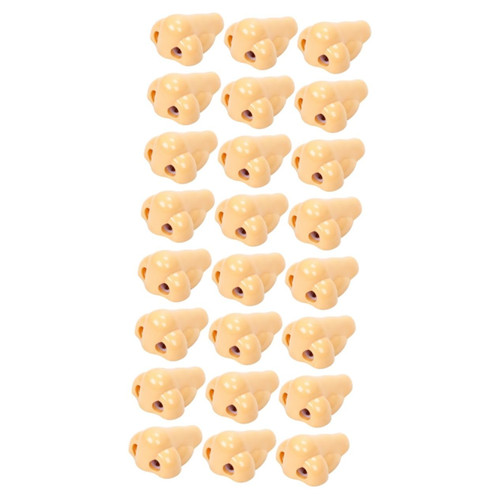 NUOBESTY 24 Pcs Nose Sharpener Plastic Color Pencil Sharpener Manual Sharpener for Kids Novelty Nose Pencil Sharpeners Handheld Nose Shaped Sharpener Child Cute Small Pencil Sharpener