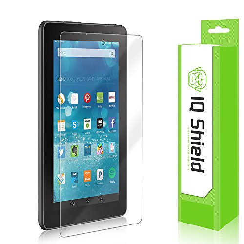 IQ Shield LiQuidSkin Full Coverage Screen Protector for Amazon Fire (2015) HD Clear Anti-Bubble Film