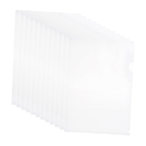 LALAFINA 20pcs folders Document Folder Folder File Set Transparent Document Folder File Folder a4