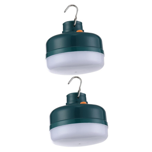 BESTOYARD 2pcs Rechargeable Light Bulb Tent Light Camping Gazebo Emergency Light Bulb Camping Light Camping Wardrobe Led Charging Light Camping Lantern Tent Lamp Plastic Outdoor Travel Light