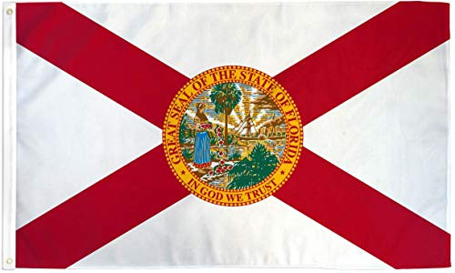 Quality Standard Flags Florida Polyester Flag, 3 by 5'