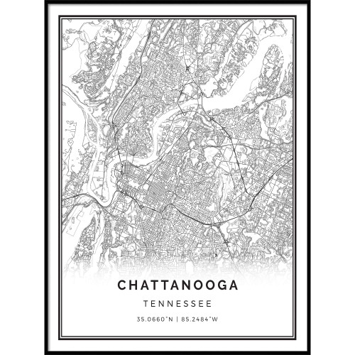 Squareious Chattanooga map Poster Print | Modern Black and White Wall Art | Scandinavian Home Decor | Tennessee City Prints Artwork | Fine Art Posters 9x11 Squareious Chattanooga map Poster Print | Modern Black and White Wall Art | Scandinavian Home Decor | Tennessee City Prints Artwork | Fine Art Posters 9x11