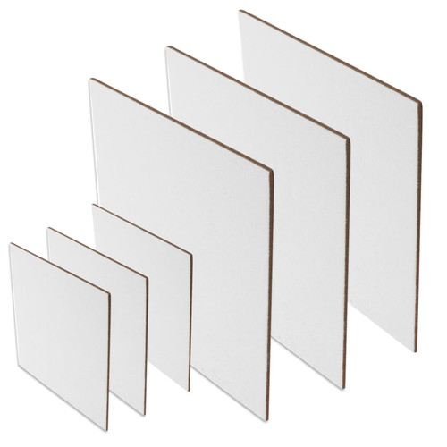 SEWACC 6pcs Oil Painting Board Drawing Canvas Watercolor Canvas Panels Artist Drawing Boards Smooth Canvas Board for Drawing Art Canvas Board Canvas Wall Panels Artist Canvas Blank Alien