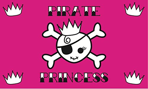 Pirate Princess Flag 3x5ft Poly