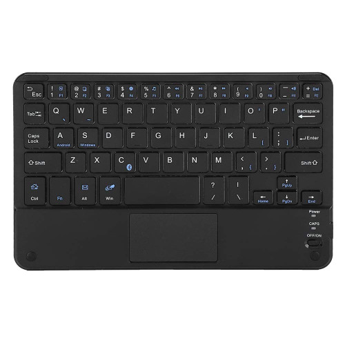 ASHATA Bluetooth Keyboard,7 Inch Wireless Ultra Slim Touchpad Scissors Feet Design Bluetooth Keyboard Accurate Shut-Off Device Provides Full Access to All Ports and Functions