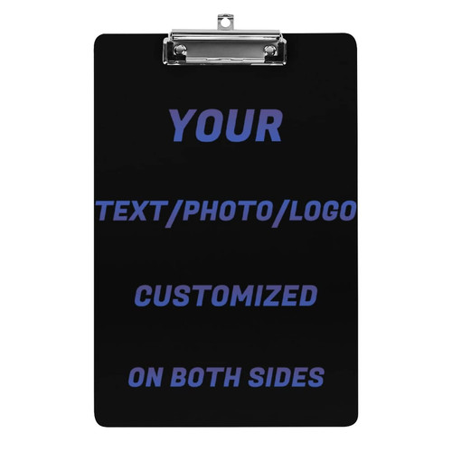 DIY Photo Clipboards Custom Your Own Clip Board Personalized Clipboard A4 Letter Size Customized Project Folder Add Your Image Logo Text School Company Restaurant