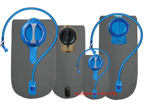Hydration Tube Covers Bladder Insulators are Compatible with Camelbak Reservoir Water Bladder. Will fit MIL Spec Antidote and Crux (Grey, Crux 100oz/3.0L)