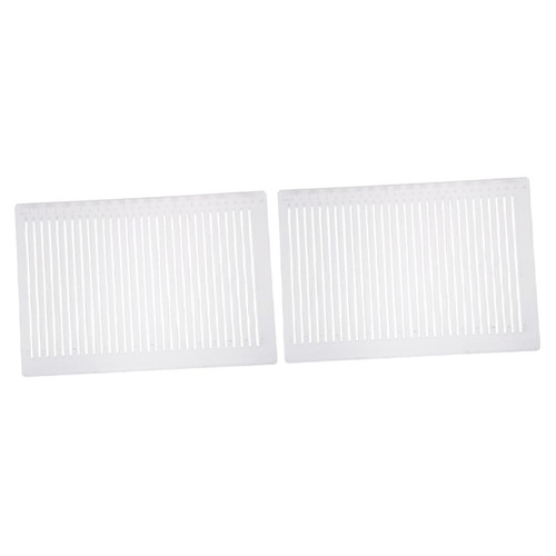VILLCASE 2pcs Line Drawing Ruler Plastic Envelope Lettering Stencils Line Drawings Architect Scale Ruler Straight Line Stencil Measurement Rulers Plastic Ruler Examination Ruler Draw a Line
