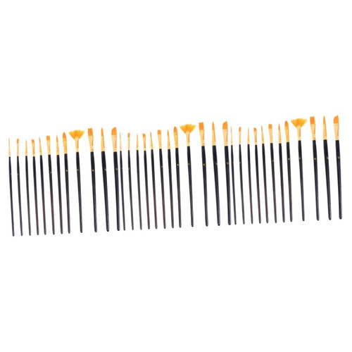 EXCEART 36 pcs Watercolor Paint Brushes Painting Brushes Painting Accessories Line Drawing Pen Professional Paint Brushes Oil Paint Brush Oil Paintbrush Set Pointy Watercolor Brush