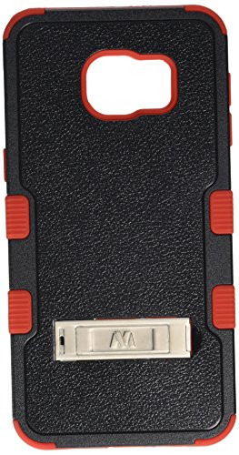 MyBat Phone Case Samsung Galaxy S6 Edge Plus - Retail Packaging - Black/Red