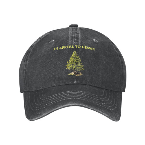 an-Appeal-to-Heaven-Pine-Tree Hat Adjustable Baseball Cap Dad Cap Unisex Hat Black
