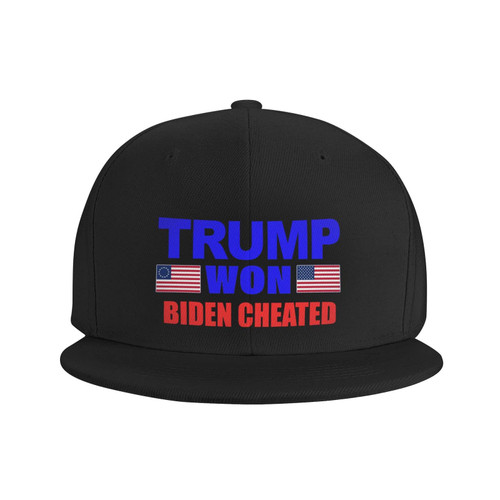 Qauirfe Biden Cheated Trump Won Hat Adult Adjustable Baseball Cap Trucker Hats Black Qauirfe Biden Cheated Trump Won Hat Adult Adjustable Baseball Cap Trucker Hats Black