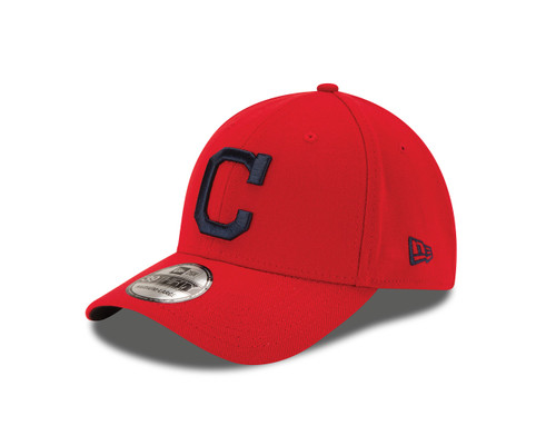 MLB Cleveland Indians Team Classic Alternative 39Thirty Stretch Fit Cap, Red, Large/X-Large