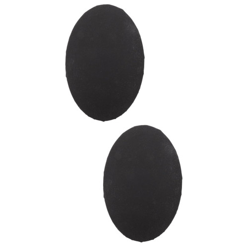 TEHAUX 2 Pcs Round Black Frame Black Canvas Boards Drawing Pad for Kids Stretched Drawing Boards Water Frame for Canvas Oil Painting Canvas Panels Child Wood Oil Painting Frame with Box