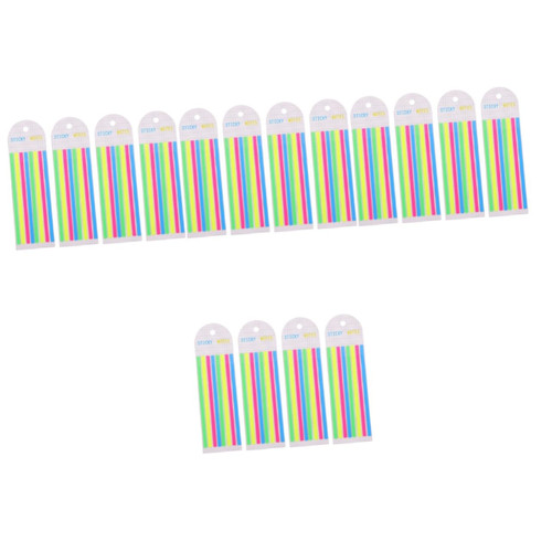 VILLCASE 4pcs 4 Sticky Notes Page Markers tabs Colorful Book Markers Page Markers Fluorescent Index tabs Page Flags tabs Highlighter Strips Flags Sticky tabs Sticker bar The pet