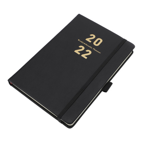 Tofficu 1pc 2022 Agenda Book Diary Notebook Monthly Planning Book Planner Notebook 2022 Date Reminder Calendar Classic Notepad Schedule Notebook Agenda Planner Work Paper Christmas