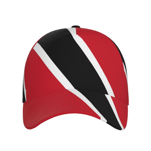 FYCFSLMY Trinidad and Tobago Flag Baseball Cap for Women Men, Adjustable Baseball Hat, Washed Beach Hat for Summer