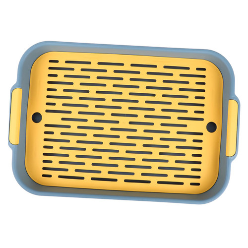MARMERDO 1 Pc Drain Tray Draining Rack Tray Dish Drying Rack Countertop Dish Drainer Water Storage Capacity Dish Drain Board Drip Tray Bowl Filter Trays Dish Drying Tray Pp Dishes Bottle