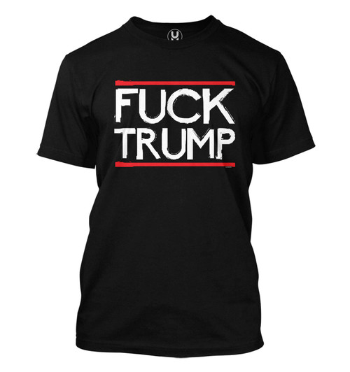 Haase Unlimited Fuck Trump - Anti Republican Conservative Men's T-Shirt (Black, XX-Large) Haase Unlimited Fuck Trump - Anti Republican Conservative Men's T-Shirt (Black, XX-Large)