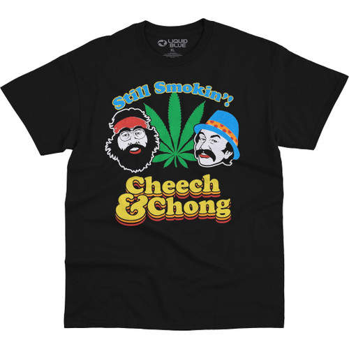 Liquid Blue Cheech & Chong Still Smokin' Black, X-Large