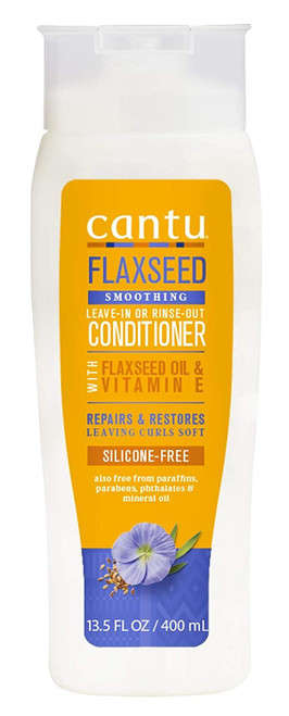 Cantu Flaxseed Conditioner Leave-In Or Rinse-Out 13.5 Ounce (400ml) (Pack of 3) Cantu Flaxseed Conditioner Leave-In Or Rinse-Out 13.5 Ounce (400ml) (Pack of 3)