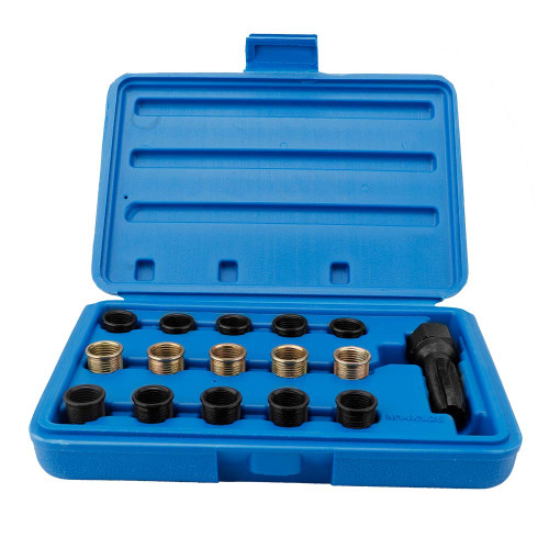 Spark Plug Repair Tools, 16Pcs Spark Plug Tap Thread Repair Tools Rethreading Kit