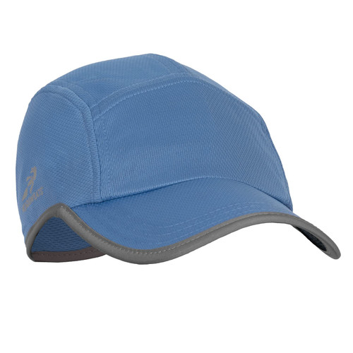 Headsweats Standard Performance Reflective Race Hat Baseball Cap for Running and Outdoor Lifestyle, Light Blue, One Size