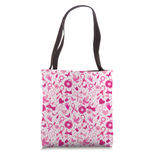 Fight Breast Cancer Ribbon Pink Breast Cancer Awareness Tote Bag Fight Breast Cancer Ribbon Pink Breast Cancer Awareness Tote Bag