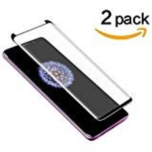 [2Pack] for Samsung Galaxy S9 Plus Screen Protector, 9H Hardness,Anti-Fingerprint,Anti-Scratch,Ultra-Clear,Tempered Glass Screen Protector for Samsung S9 Plus