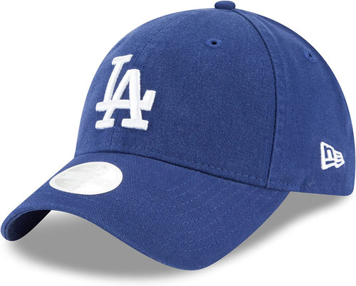 New Era Women's MLB Core Classic 9TWENTY Adjustable Hat Cap One Size Fits All (Los Angeles Dodgers Blue) New Era Women's MLB Core Classic 9TWENTY Adjustable Hat Cap One Size Fits All (Los Angeles Dodgers Blue)