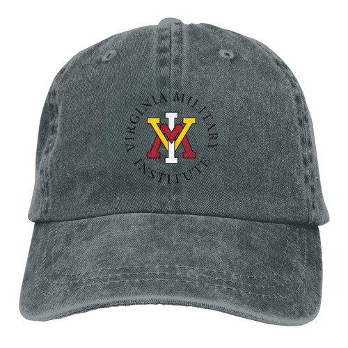 TRIOEPU VMI Unisex Camping Vintage Jeans Baseball Cap Classic Cotton Dad Hat Adjustable Plain Cap Deep Heather
