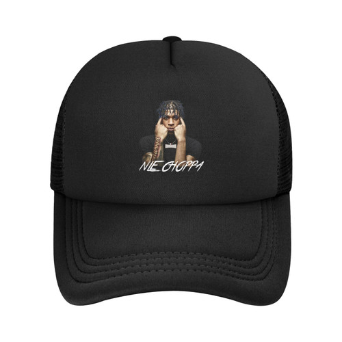 Kingscom NLE Rapper Choppa Singer Cap Mesh Baseball Hat Snap Back Hat Sports Cap for Men and Women Kingscom NLE Rapper Choppa Singer Cap Mesh Baseball Hat Snap Back Hat Sports Cap for Men and Women