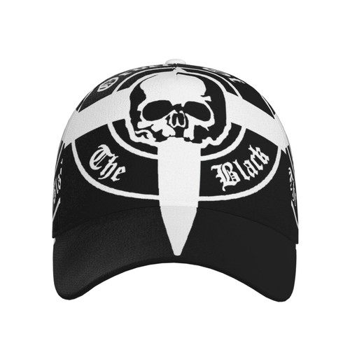 Black Rock Label Band Society Baseball Cap Hat Golf Dad Hat Adjustable Cap for All Seasons Gifts for Women Men Breathable Outdoor Cap Trucker Hat Unisex Outdoor Headwear for Running