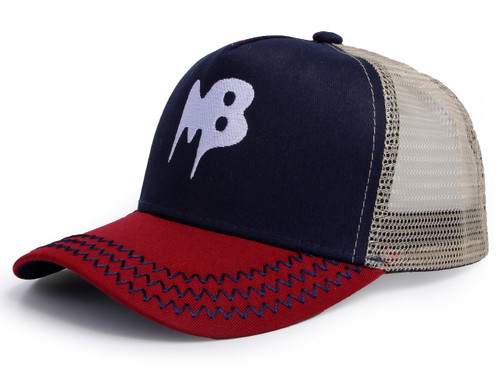 Unisex Mesh Baseball Caps - Breathable Trucker Hat with Adjustable Snapback